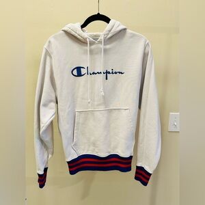 Champion Men's White with Red and Blue Accents